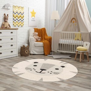 Hauteloom Round Area Rug   Ivory - 1 of 4