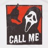 Seven Times Six Mens' Ghost Face Call Me Distressed Image Graphic Print T-Shirt White - 2 of 3