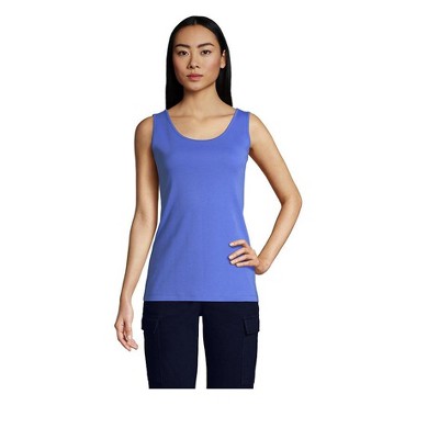 Lands' End Women's Petite Cotton Tank 