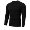 Mens Turtleneck Sweaters Long Sleeve Slim Fit Ribbed Knit Thermal Pullover Sweater - 2 of 4