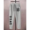 TIME HOLLOW Letter Graphic Jogger Sweatpants - Rave Ready - 2 of 3