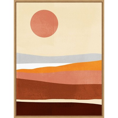 Amanti Art Sunseeker Landscape II by Victoria Borges Canvas Wall Art Print Framed 18 x 24-in.