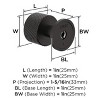 Amerock Balata Round Knob for Cabinets, Drawers, and Furniture - 3 of 4