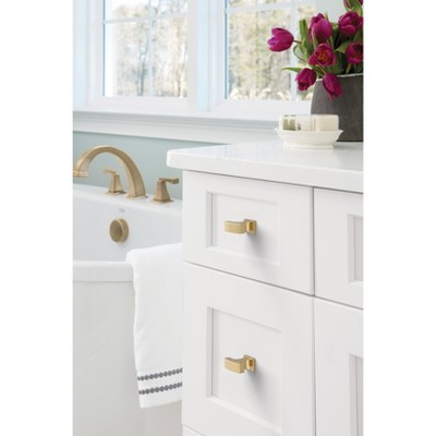 Champagne Bronze T-Handle Cabinet Knob with Mounting Hardware