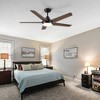 BestParts 48" Brown Wood Grain Ceiling Fan - LED Lighting, 3-Speed Control - 2 of 4