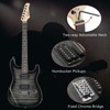 Karl Home GST Electric Guitar HH Pickup Tiger Stripe w/20W Amplifier Black - 3 of 4