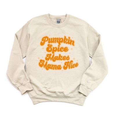 Simply Sage Market Women's Graphic Sweatshirt Pumpkin Spice Makes Mama Nice
