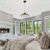 River of Goods 14.37" Caton Painted Metal Bowl Shade Pendant Light Black: Industrial Style, UL Listed, Adjustable Height - 2 of 4