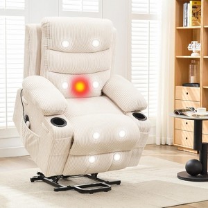 Power Lift Recliner Chair for Elderly, Oversized Electric Lift Chair with Heat and Massage - 1 of 4