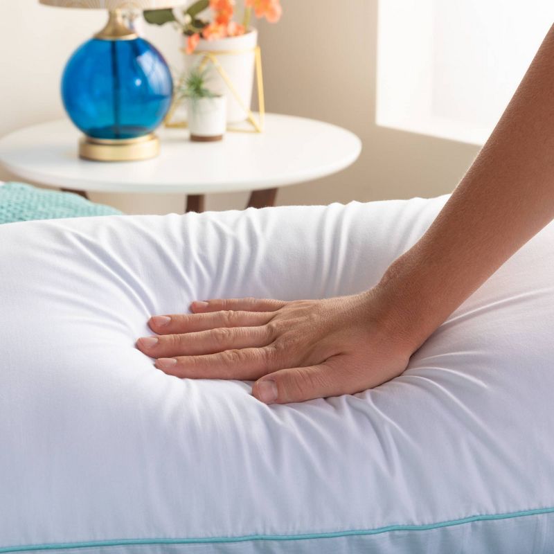 Essentials Gel Infused Shredded Memory Foam Bed Pillow - Linenspa, 6 of 9