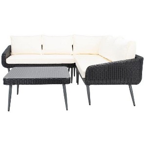 Onri 4 Pc Sofa Set - Indoor/Outdoor - PAT9027 - Safavieh - 1 of 4