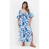 Women's Plus Size Nala Midi Dress - print | CITY CHIC - 4 of 4