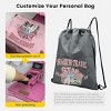 Drawstring Backpack is a must-have for outdoor hiking/fitness, with a simple design and strong waterproof - 4 of 4