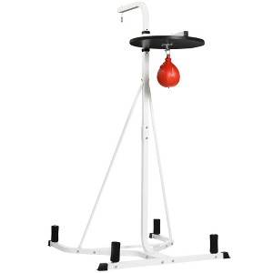Soozier Free-Standing Speed Bag Platform Station Boxing Stand Heavy Duty Frame White - 1 of 4