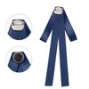 INSPIRE CHIC Women's Ribbon Bowknot Pre-Tied Pin Brooch Ties with Black Rhinestone - 3 of 4