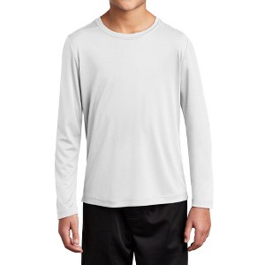 Mafoose Youth PosiCharge Casual Posi-UV Pro Moisture-Wicking Long Sleeve T-shirt - 1 of 4