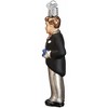 Old World Christmas Blown Glass Ornament for Christmas Tree, Brunette Groom - 2 of 4
