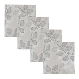 Split P Jungle Leaf Printed Napkin Set of 4 - 1 of 4