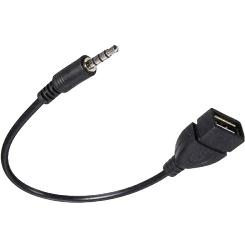 Sanoxy 3.5mm Male Audio Aux Jack To Usb 2.0 Type A Female Otg