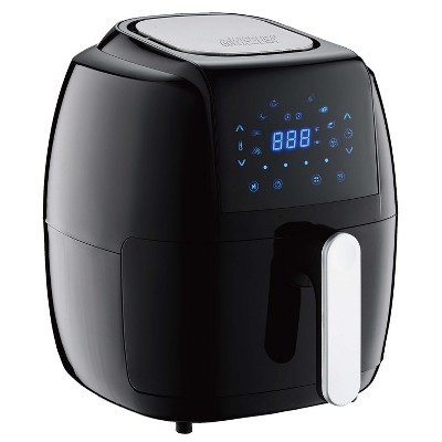GoWISE GW22921 5 Quart 1700 Watts 8-in-1 Programmable Digital Air Fryer with Recipe Book, Black