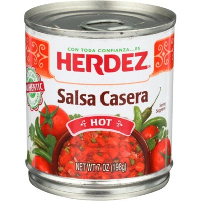 Herdez Hot Salsa Casera 7 oz (Pack of 2)