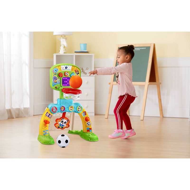 VTech Count &#38; Win Sports Center with Basketball and Soccer Ball, 5 of 15