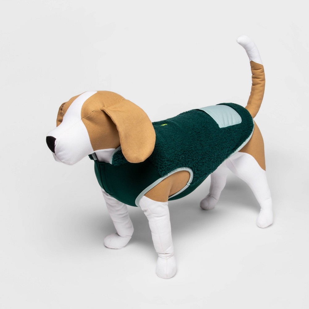 Sherpa Dog and Cat Vest - Green Marker - L Boots & Barkley