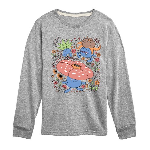 Boys' - Pokémon - Vileplum Family Long Sleeve Graphic T-Shirt - image 1 of 3