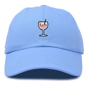 Dalix Spritz Cocktail Embroidered Cap Cotton Baseball Cute Cool Dad Hat Womens - 1 of 4