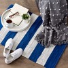Design Imports Rugby Stripe Chindi - Navy & White - 2 X 3 Ft - 4 of 4