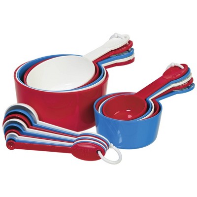 Progressive International Measuring Set - Red/Blue/White (19 Pc)