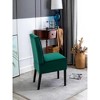 29.5"Armless Button Tufted Pattern Accent Chair - 4 of 4