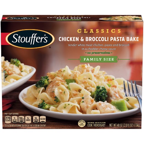 Stouffer's Chicken & Broccoli Pasta Bake Family Size - 40oz : Target