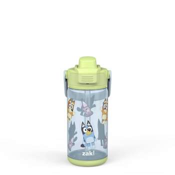Zak Designs 18 oz. Plastic Tumbler with Straw and Sculpted Lid, Bluey &  Friends 