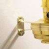 Aladdin Wall Oil Lamp with Wall Bracket, Indoor Emergency Fuel Lighting for Wall, Shelf, Table or Hanging, Chrome or Brass Finish - 4 of 4