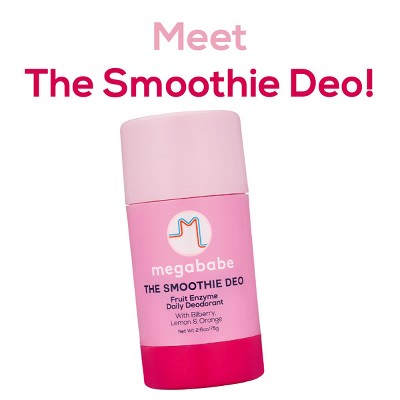 Megababe The Smoothie Deo Fruit Enzyme Daily Deodorant - 2.6oz