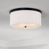 Capital Lighting Midtown 3 - Light Flush Mount in  Matte Black - 3 of 3