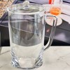 Gulches 2.75 Quarts Oval Halo Design Unbreakable Plastic Water Pitcher with Lid - BPA Free, Ideal for Drinks & Juices, with Spout,Clear - 3 of 4