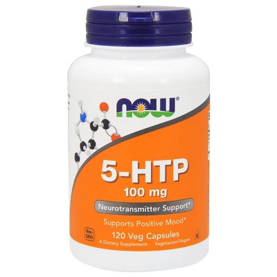 NOW Foods Dietary Supplements 5-Htp 100 mg Capsule 120ct