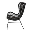 bali & pari Colorado Modern Bohemian Rattan and Metal Accent Chair - 4 of 4