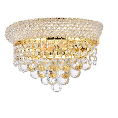 Primo 12" Chrome Wall Sconce with Royal Cut Crystal