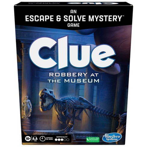 Clue Escape: The Midnight Hotel Board Game, 1-Time Solve Escape Room Games,  Mystery Games, Ages 10+ - Hasbro Games