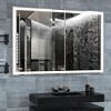 60x40 Inch LED Bathroom Mirror IP44 Waterproof Touch Control Dimmable Aluminum Frame Vanity Mirror With Lights For Bathroom - 4 of 4