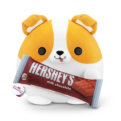 5 Surprise Snackles Series 1 Plush Corgi and Hershey's