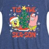 Girls' - SpongeBob SquarePants - Tis The Season Fit & Flair Cap Sleeve Dress - 2 of 4