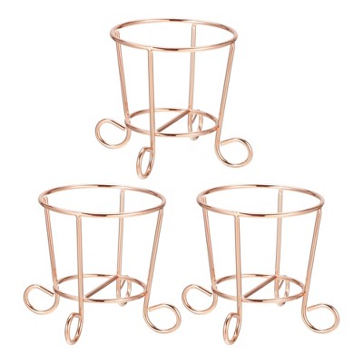 Unique Bargains Flower Basket Stand Beauty Egg Makeup Sponge Holder 3 Pcs