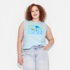 Women's SpongeBob Surfing Graphic Tank Top - Light Blue - image 3 of 3