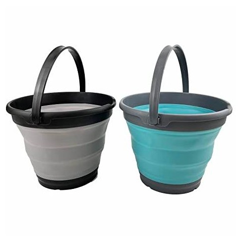 SAMMART Collapsible Plastic Bucket 10L (2.6 Gallon) Size 31cm Dia - image 1 of 4