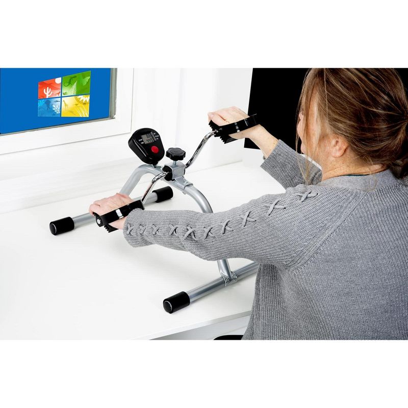 KOVOT Under Desk Bike Pedal Exerciser with LCD Display Monitor, 3 of 7