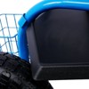 KTMBDW Garden Cart with Wheels - Garden Stool on Wheels - Rolling Gardening Seat with Height adjustable - Swivel Seat - 3 of 4
